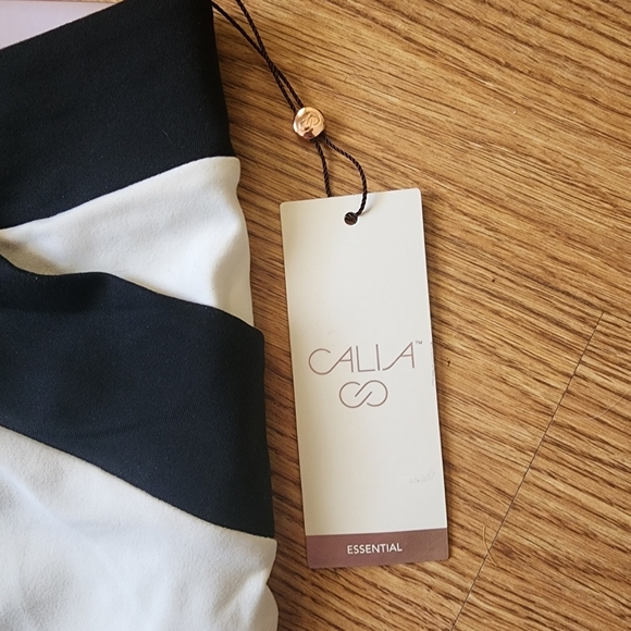 CALIA Women's Essential Cross Capri Legging-Unbleached NWT - Picture 5 of 9